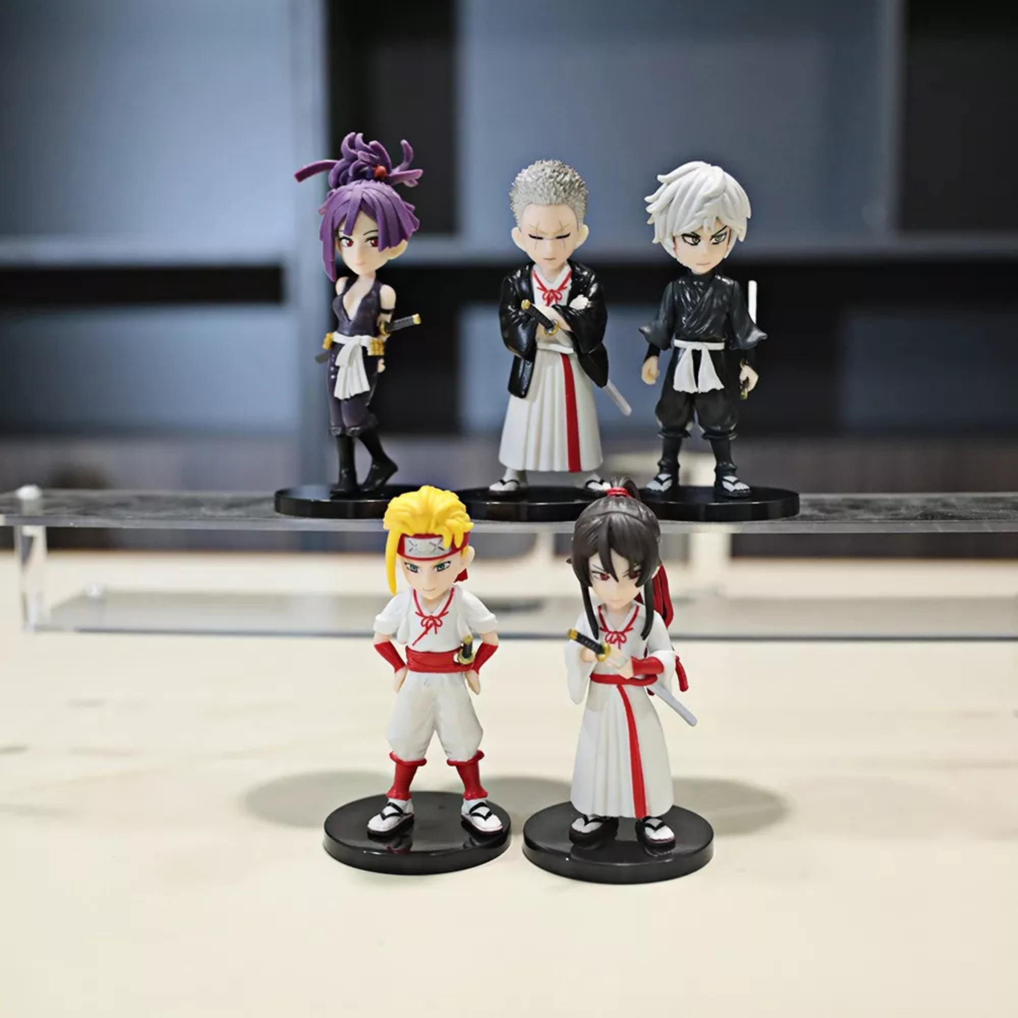 Foto 7 pulgar | Hell's Paradise Set 5 Mini Figuras Yuzuriha Gabimaru Yamada