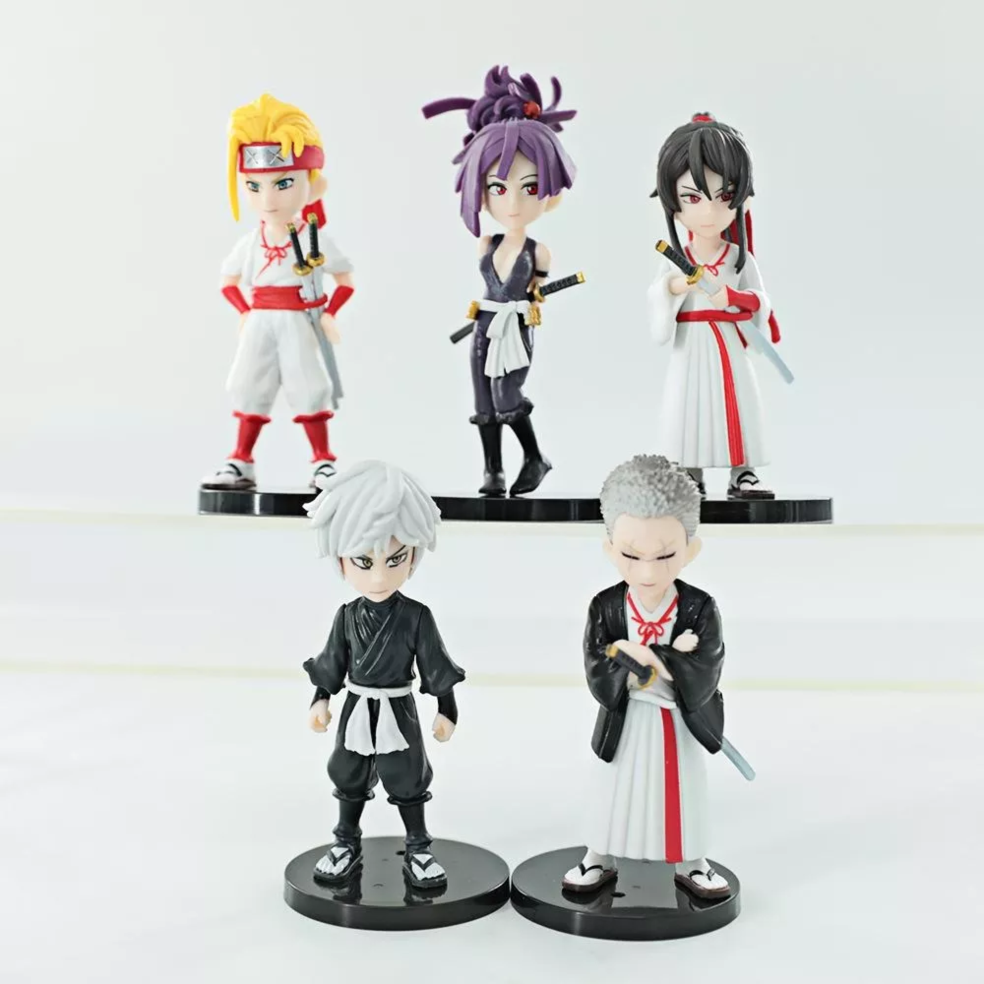 Foto 8 pulgar | Hell's Paradise Set 5 Mini Figuras Yuzuriha Gabimaru Yamada