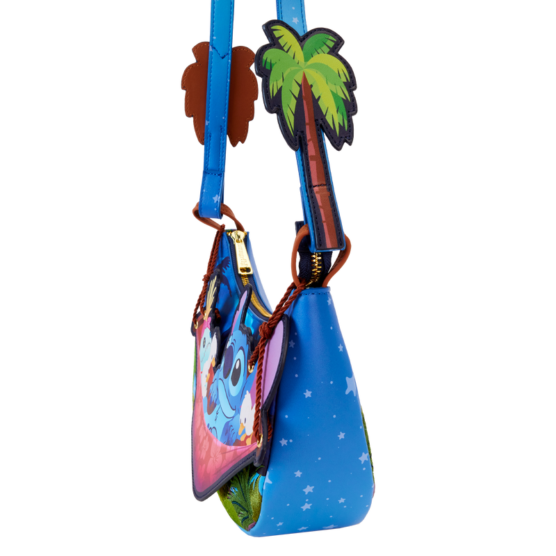 Foto 3 pulgar | Bolsa Loungefly Croosbody Bag Lilo And Stitch: Stitch Camping Cuties