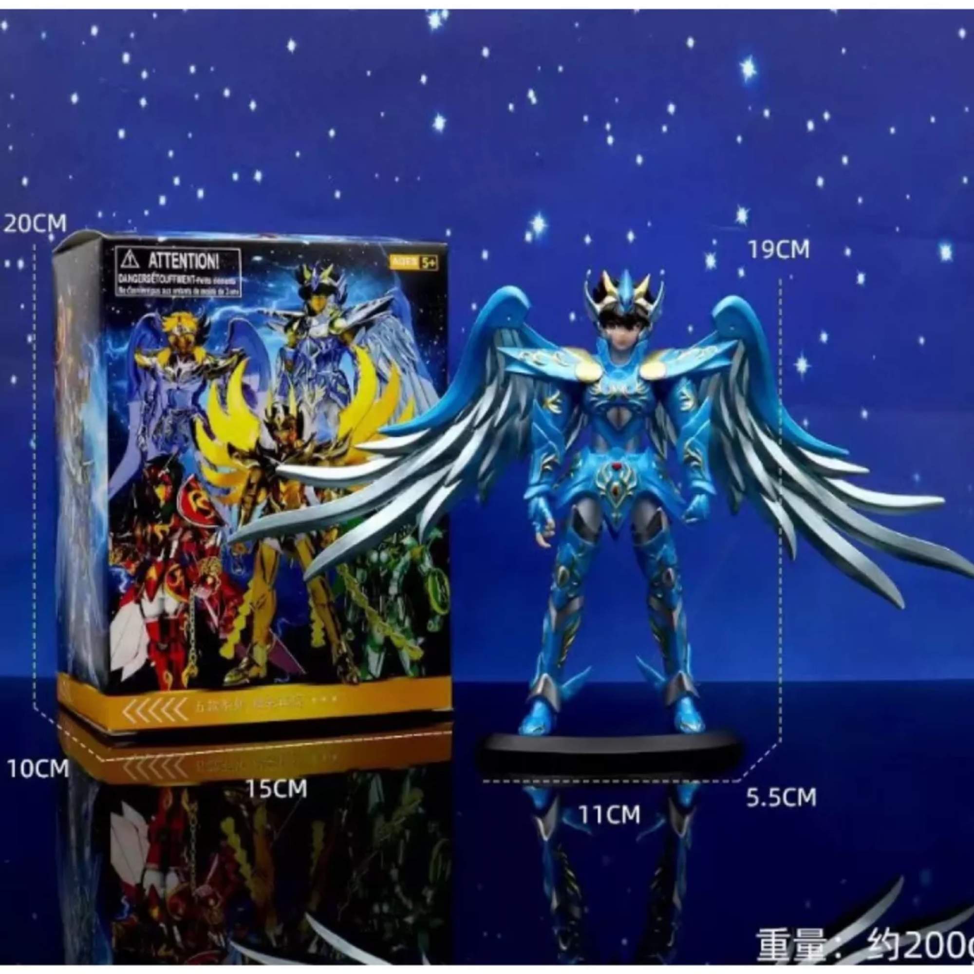 Foto 6 pulgar | Figuras Caballeros Del Zodiaco Mr. Gadgets Saint Seiya Armadura Divina Juguete Kouga De Pegaso