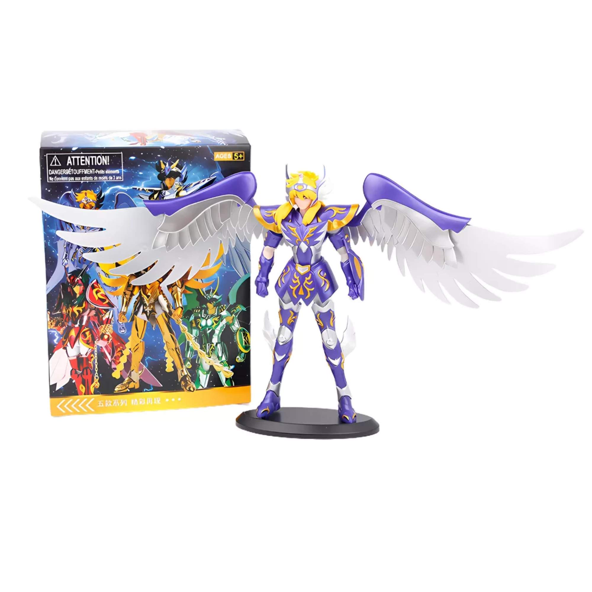 Figuras Caballeros Del Zodiaco Saint Seiya Armadura Divina Hyoga Coleccionable