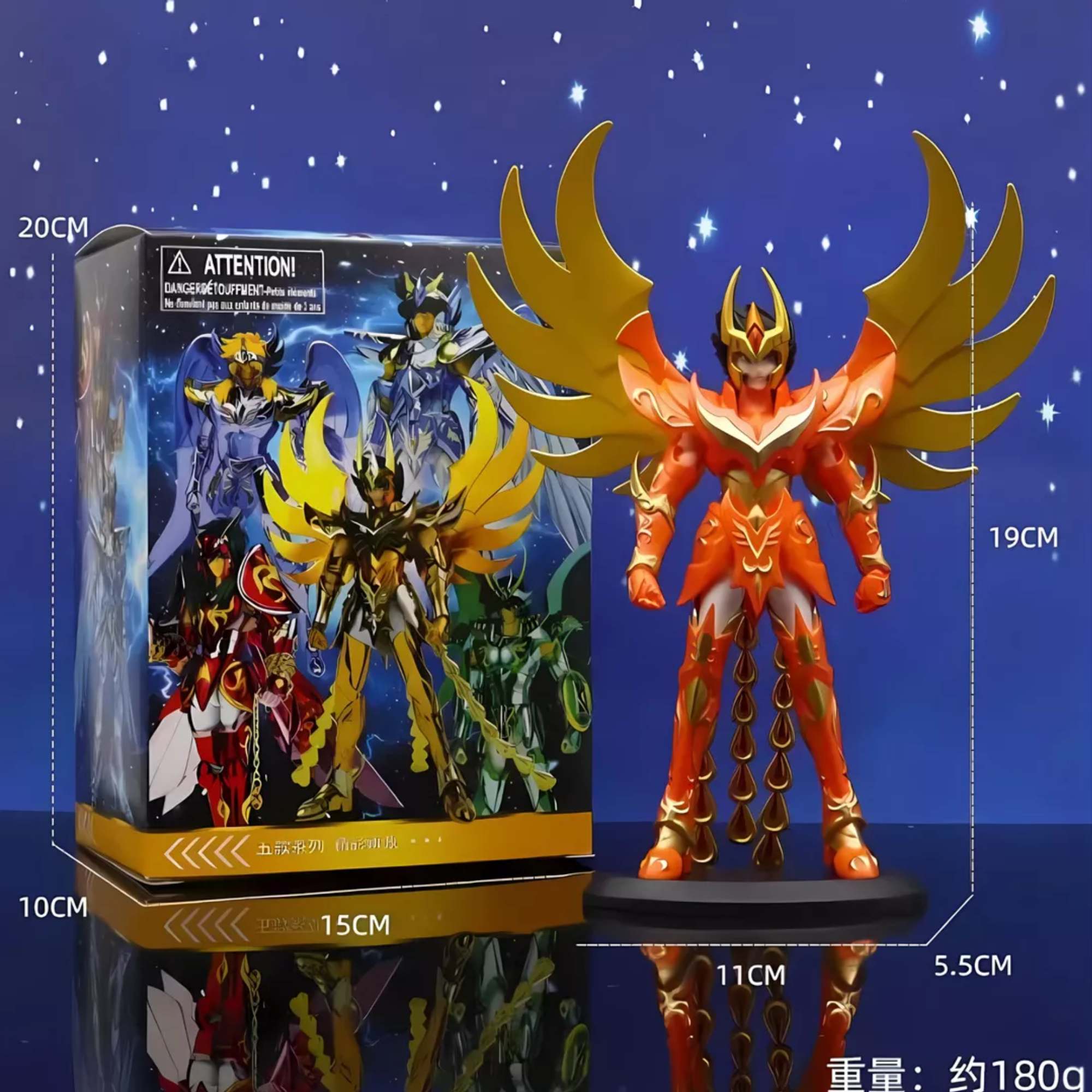 Foto 3 | Figuras de Caballeros Del Zodiaco Mr. Gadgets Saint Seiya Armadura Divina Juguete Ikki De Fénix