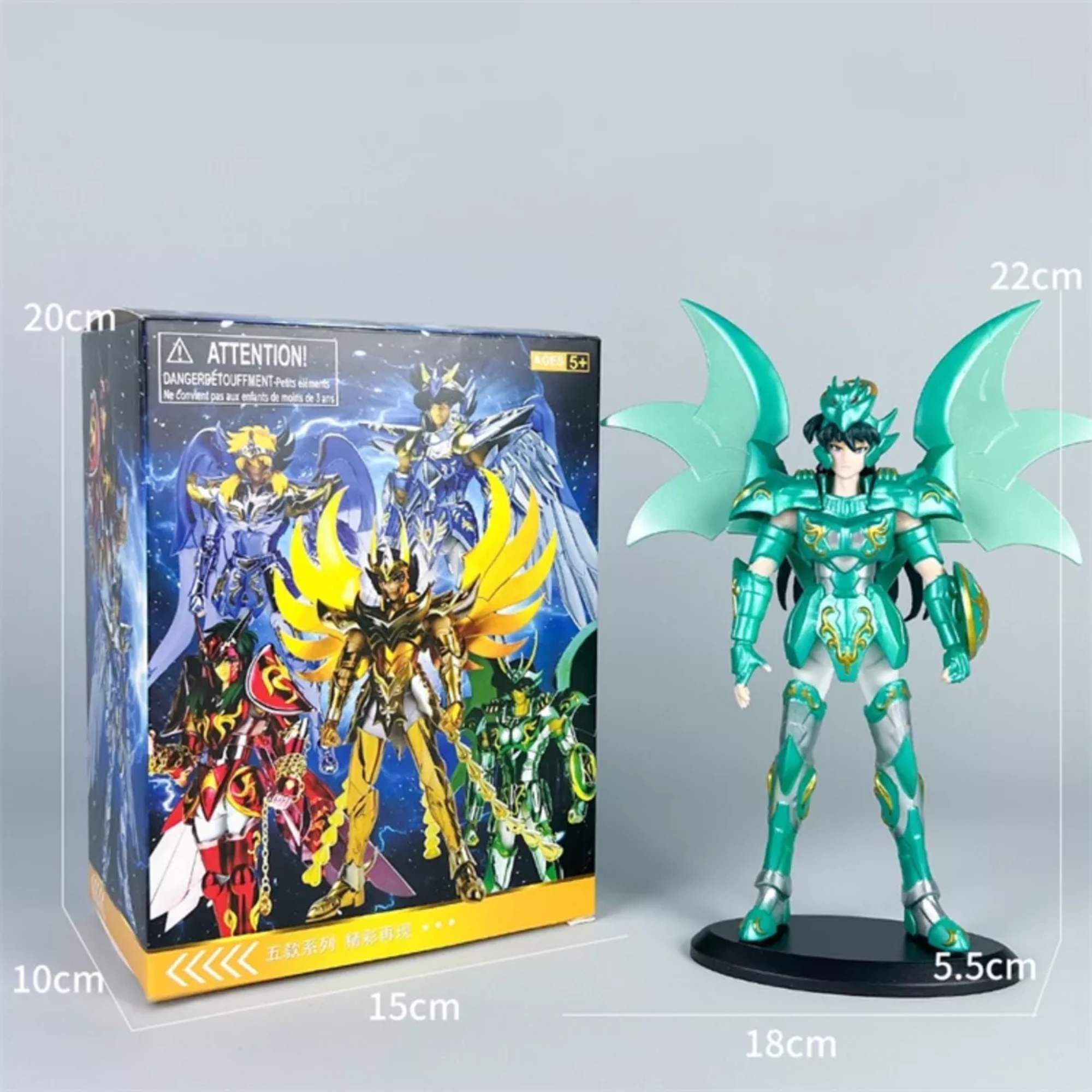 Foto 3 pulgar | Figuras de Caballeros Del Zodiaco Mr. Gadgets Saint Seiya Armadura Divina Juguete Shiryu