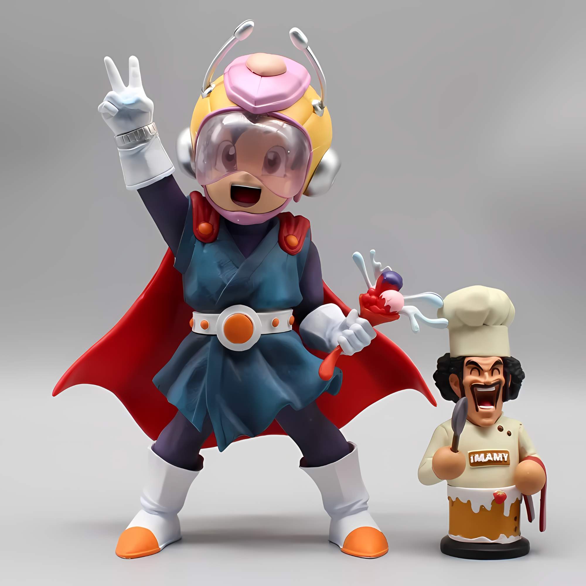 Foto 2 | Figura Videl Gran Sayaman 2 Mr Satan Dragon Ball
