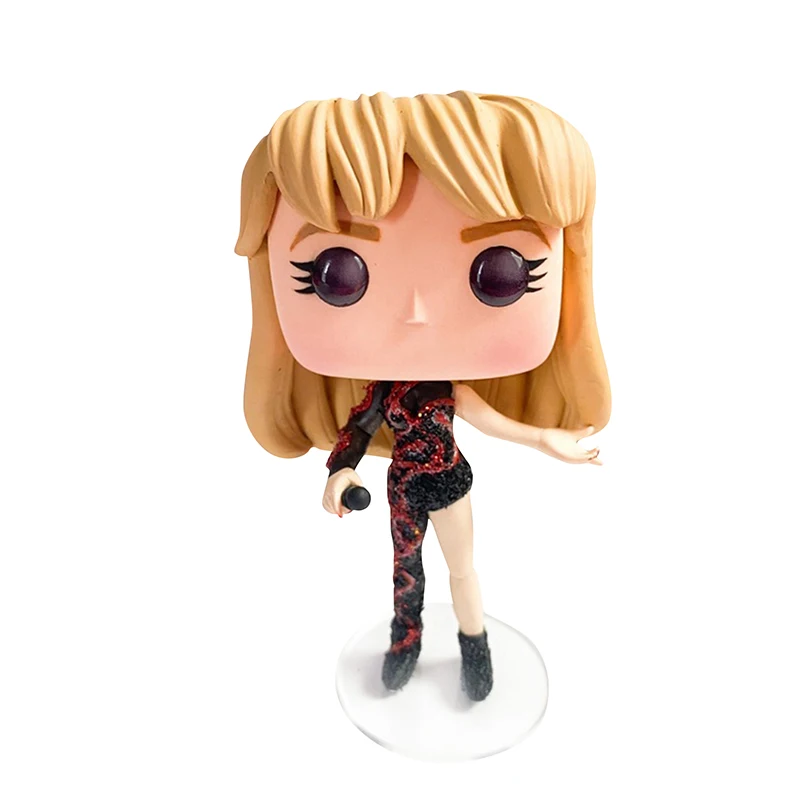 Foto 2 pulgar | Figura de Taylor Swift The Eras Tour Atuendo Negro 13 cm