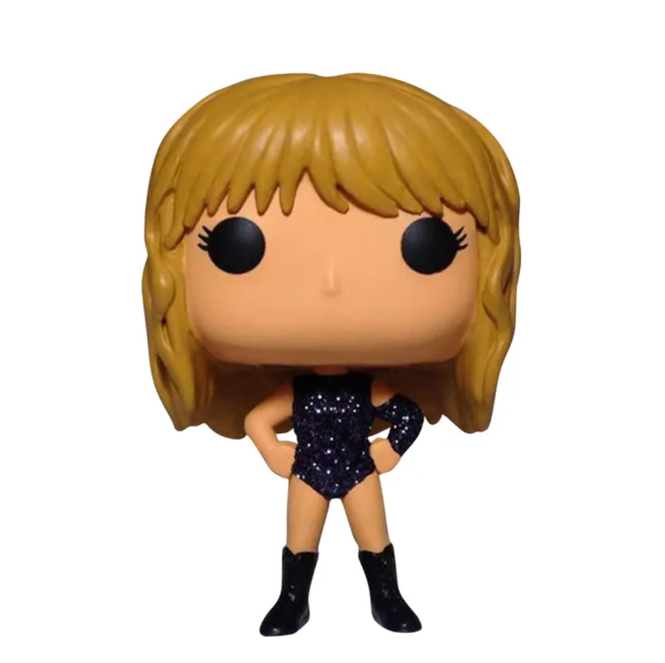 Figura de Taylor Swift The Eras Tour Atuendo Negro Corto de 13 cm