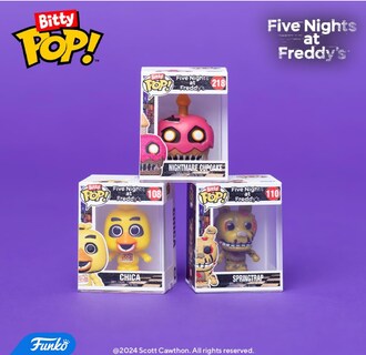 Foto 6 | Funko Bitty Pop!: Paquete De 4 Minijuguetes Coleccionables De Five Nights At Freddy's