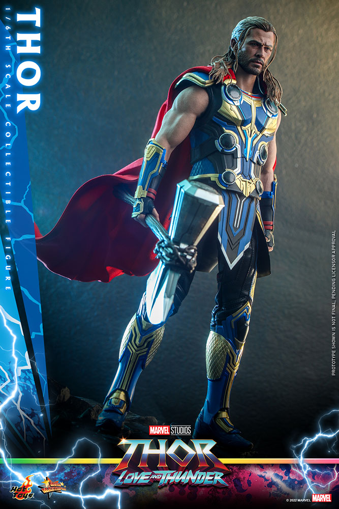 Foto 4 pulgar | Figura Hot Toys Escala 1:6 Thor Love And Thunder Thor