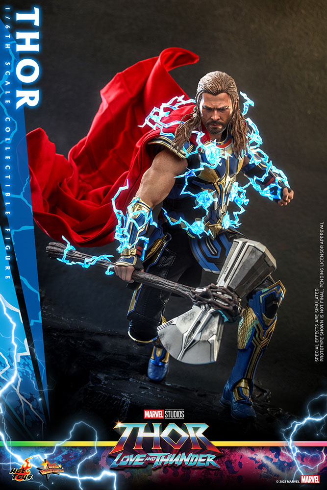 Foto 6 pulgar | Figura Hot Toys Escala 1:6 Thor Love And Thunder Thor