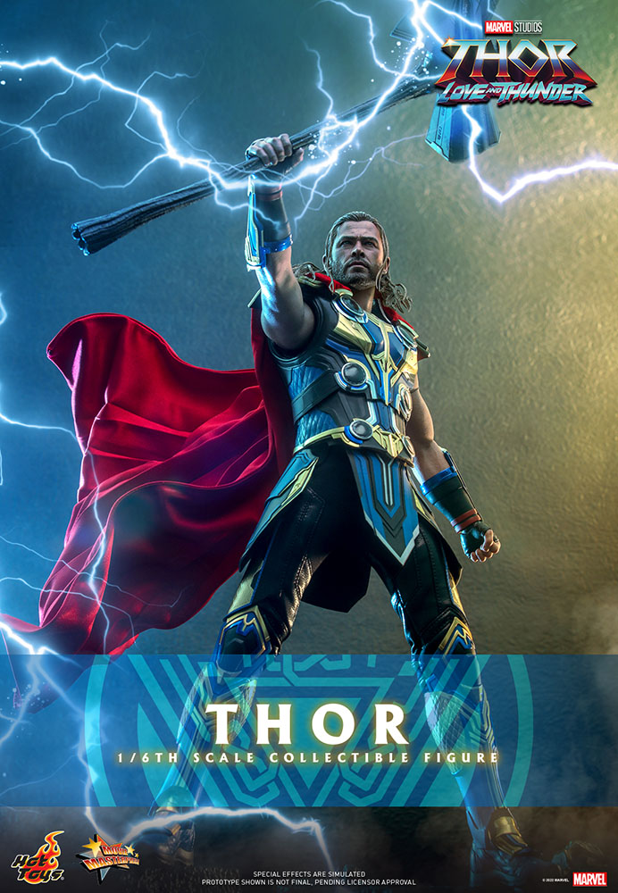 Foto 7 pulgar | Figura Hot Toys Escala 1:6 Thor Love And Thunder Thor