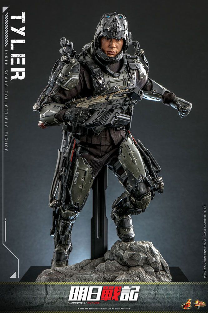 Foto 3 pulgar | Figura Hot Toys Escala 1:6 Warrior Of Future: Tyler