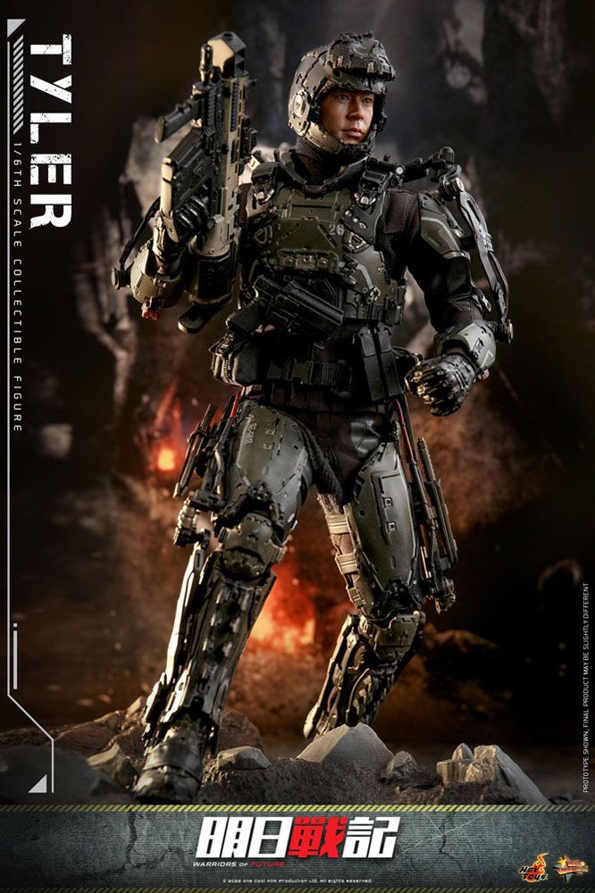 Foto 5 pulgar | Figura Hot Toys Escala 1:6 Warrior Of Future: Tyler