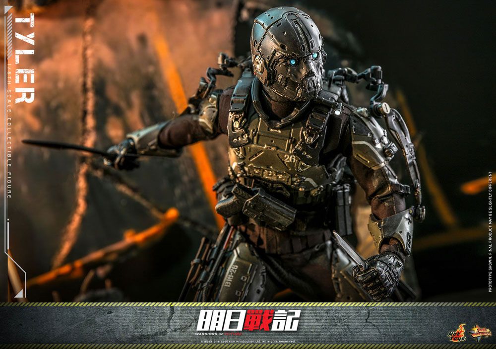 Foto 7 pulgar | Figura Hot Toys Escala 1:6 Warrior Of Future: Tyler