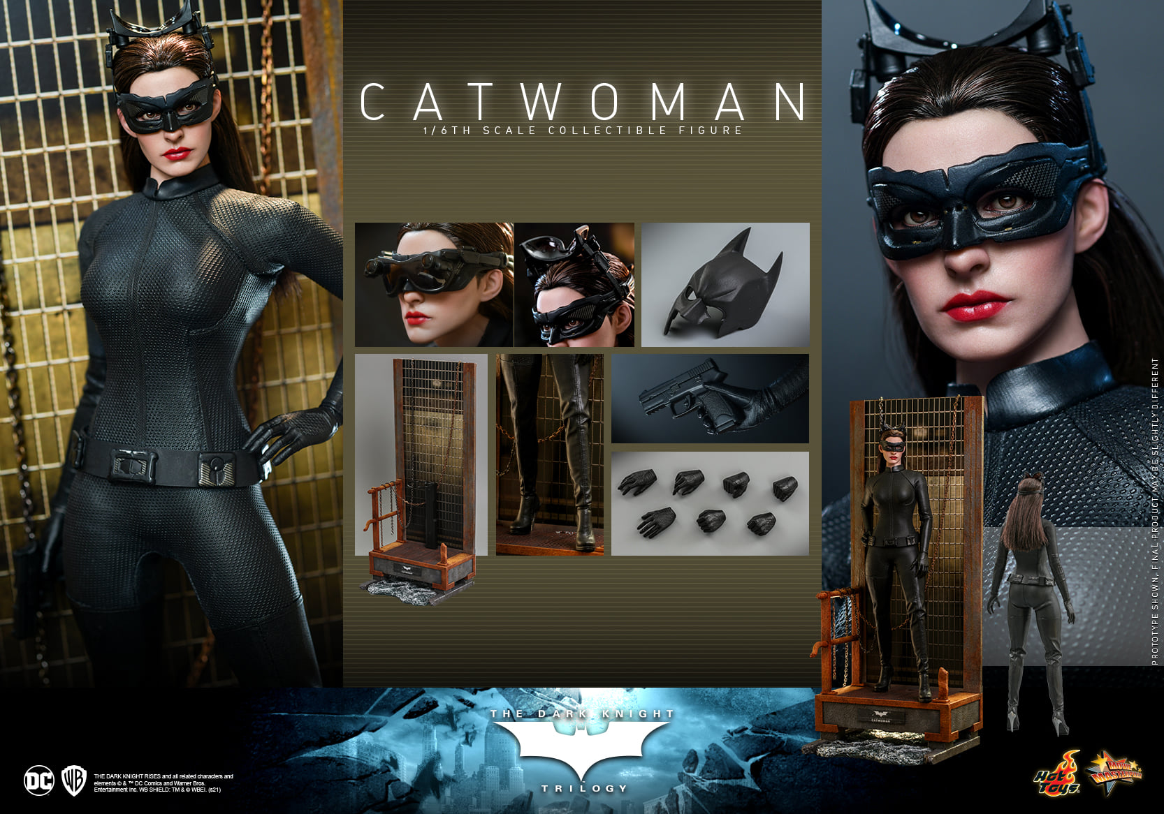 Foto 9 pulgar | Figura Hot Toys Escala 1:6 Batman The Dark Knight Trilogy: Catwoman