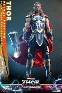 Foto 2 | Figura Hot Toys 1:6 De Escala Marvel Thor Love And Thunder: Thor (deluxe Edition)