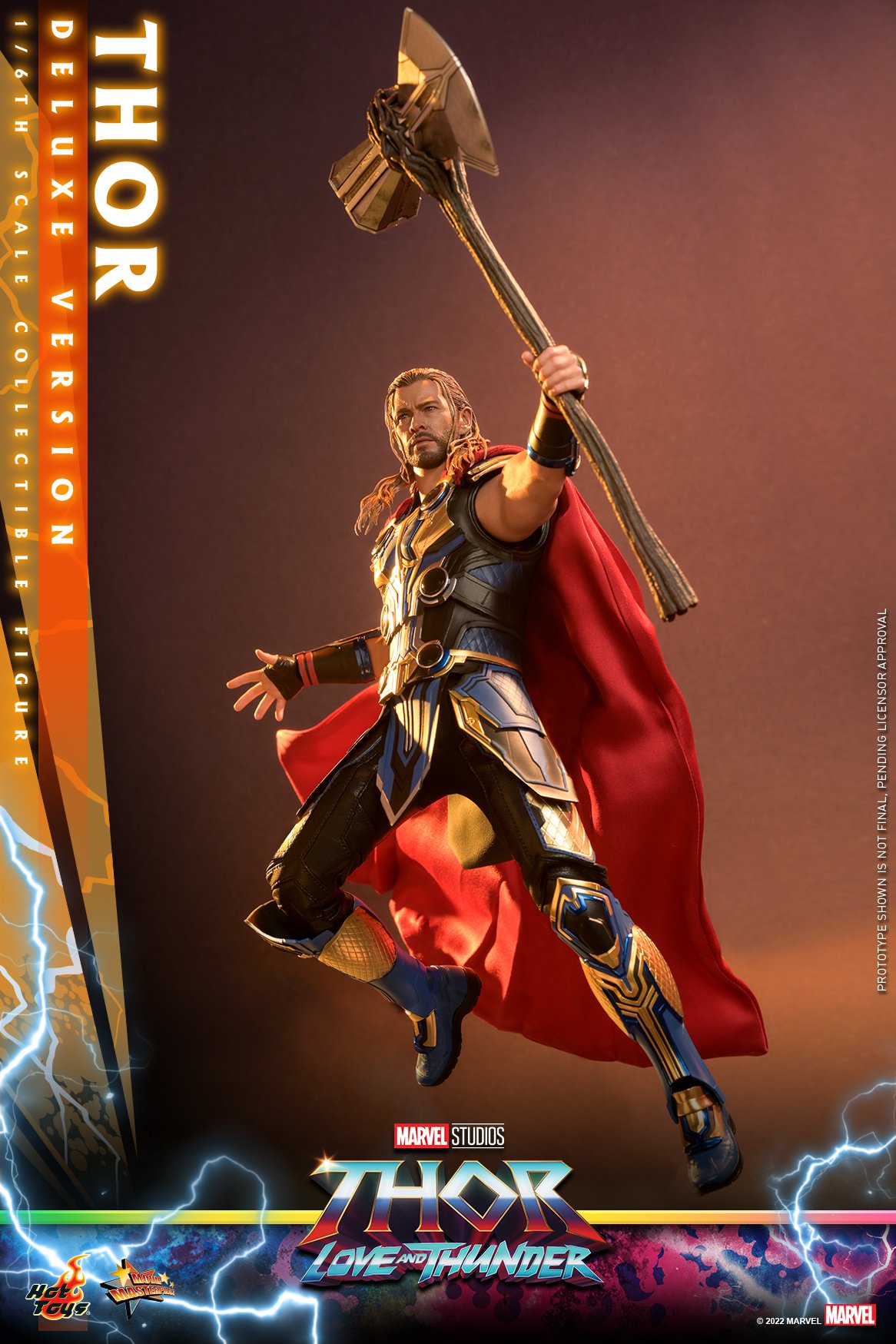 Foto 5 pulgar | Figura Hot Toys 1:6 De Escala Marvel Thor Love And Thunder: Thor (deluxe Edition)