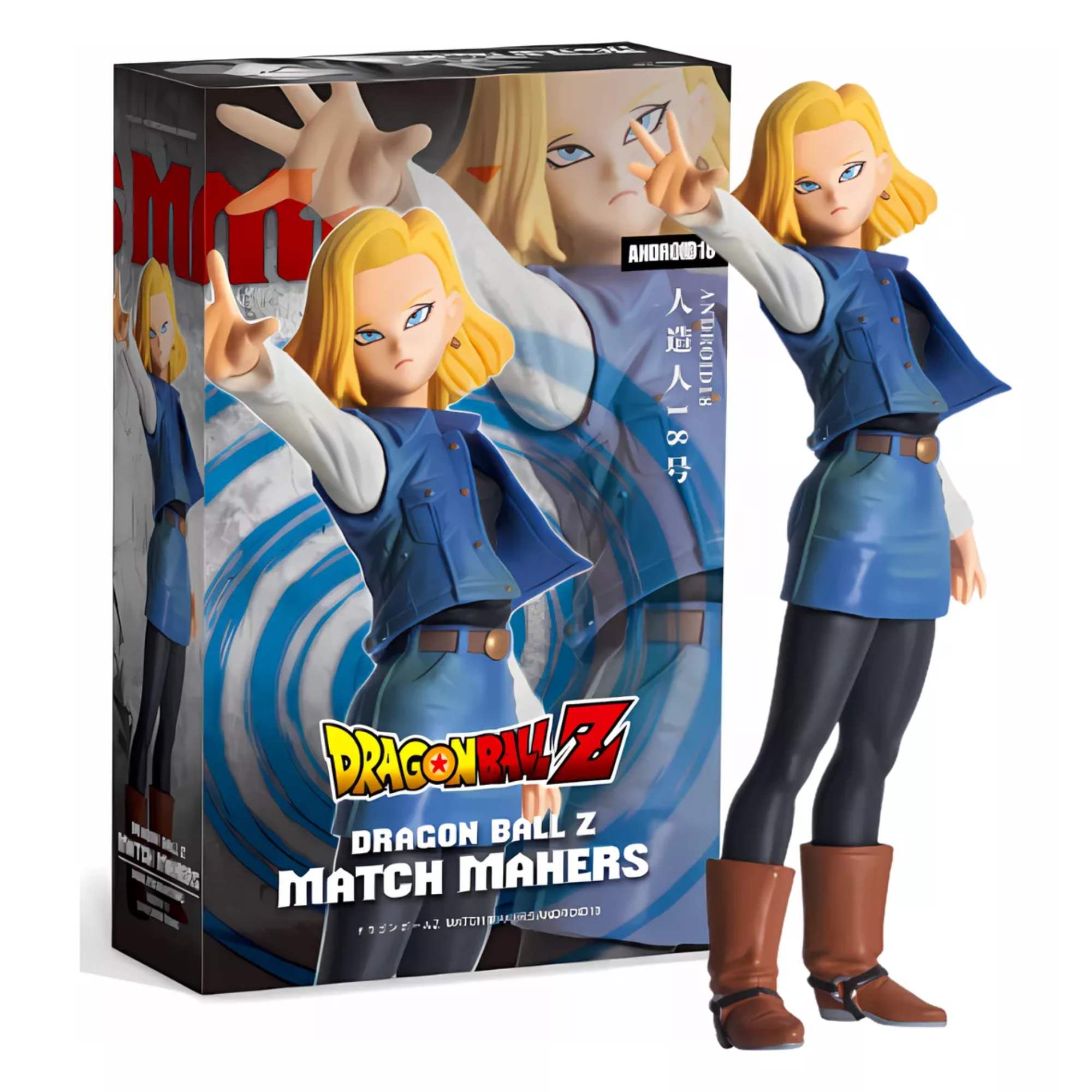Foto 2 pulgar | Figura Androide 18 Match Dragon Ball Z Makers 24cm Anime