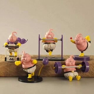 Foto 8 | Set 5 Figuras Majin Buu Fitness Anime Dragon Ball Z Boo