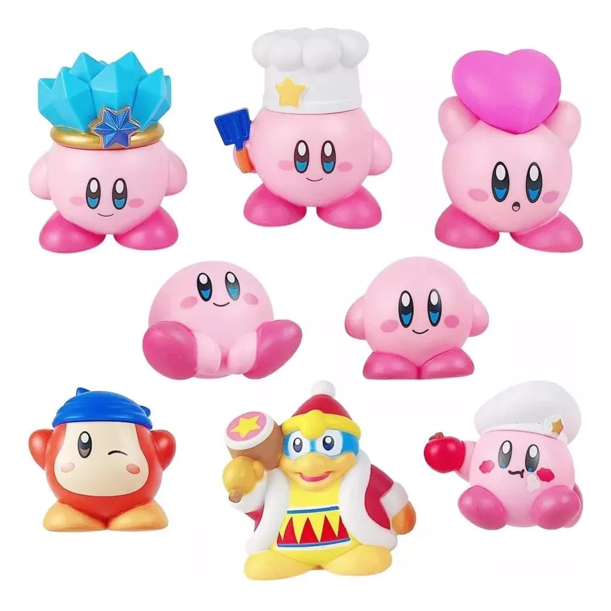 Foto 2 pulgar | Set 8 Figuras Star Kirby Fairy Mirror Labyrinth Doll Muñecos