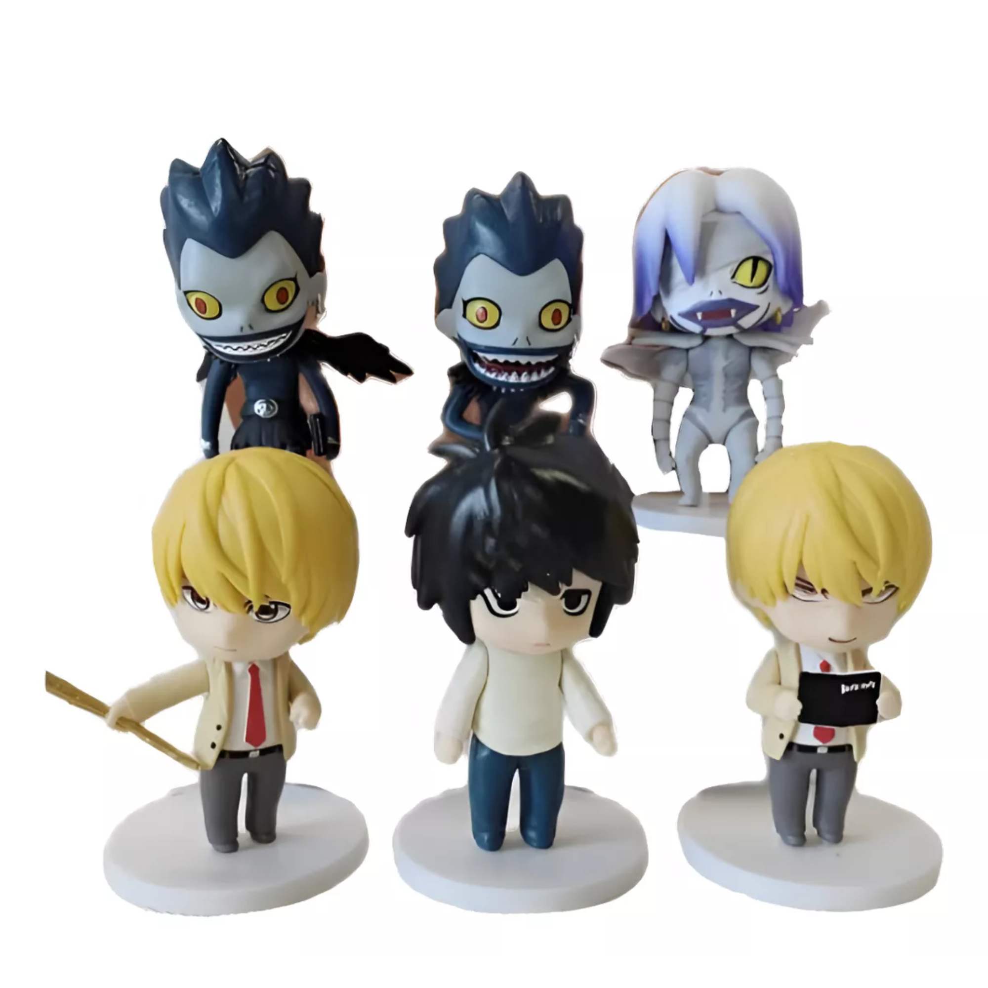 Set 6 Figuras Death Note 10cm Anime