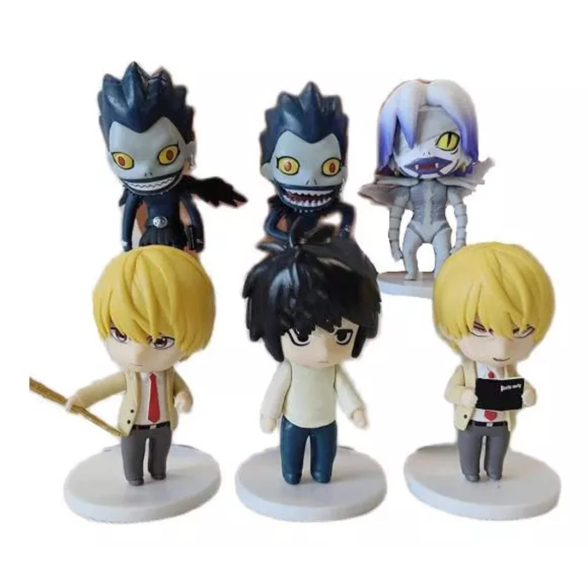 Foto 6 pulgar | Set 6 Figuras Death Note 10cm Anime