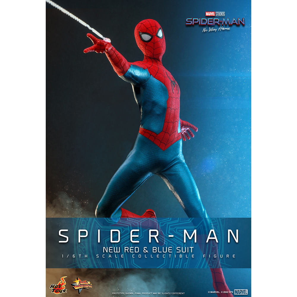 Foto 3 pulgar | Figura Hot Toys Escala 1:6 Spider-man No Way Home: Spider-man (new Red And Blue Suit)