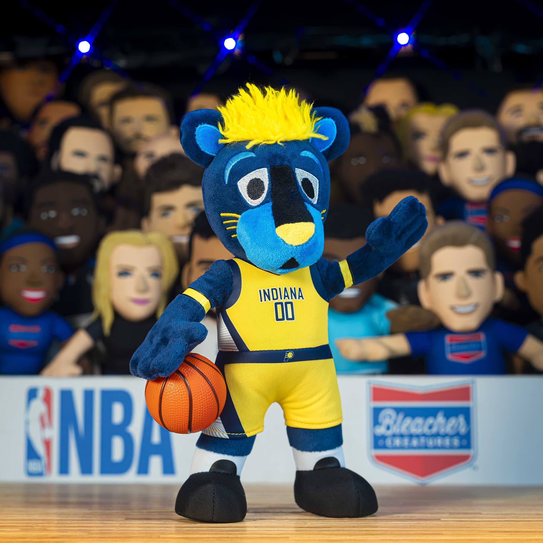 Foto 8 pulgar | Figura De Peluche Bleacher Creatures Indiana Pacers Boomer 25 Cm - Venta Internacional.