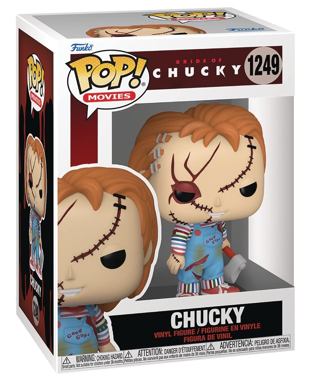 Foto 4 pulgar | Figura De Vinilo Funko Pop Bride Of Chucky Chucky De 9,5 Cm Con Caja - Venta Internacional.