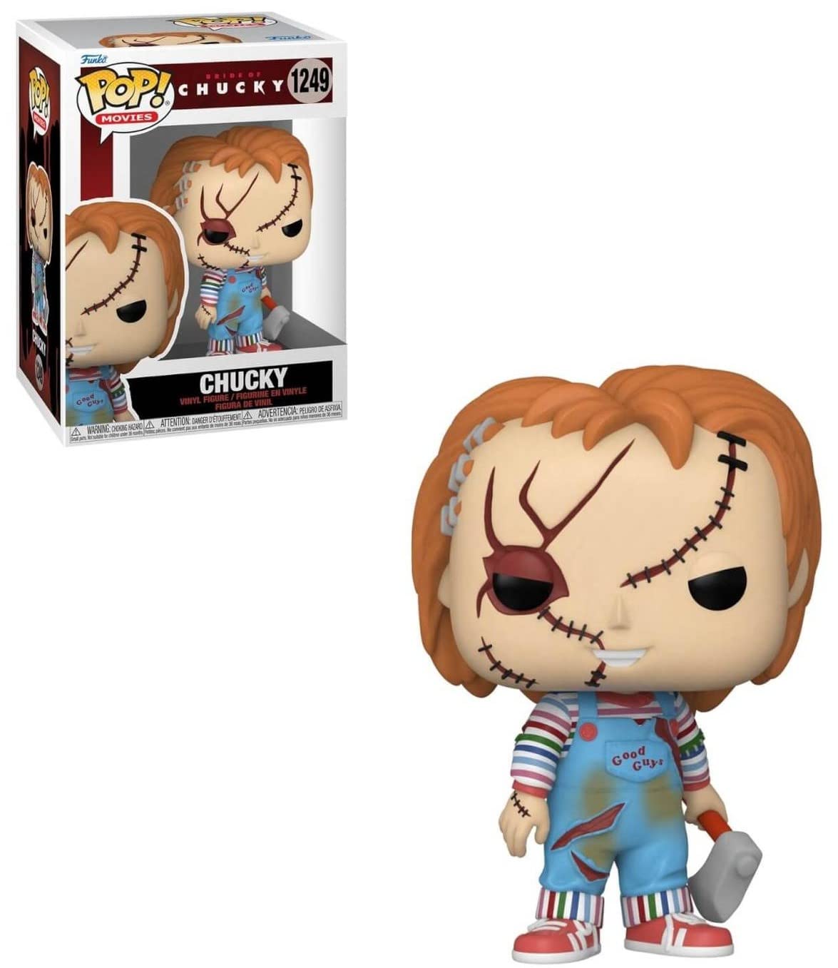 Foto 8 pulgar | Figura De Vinilo Funko Pop Bride Of Chucky Chucky De 9,5 Cm Con Caja - Venta Internacional.