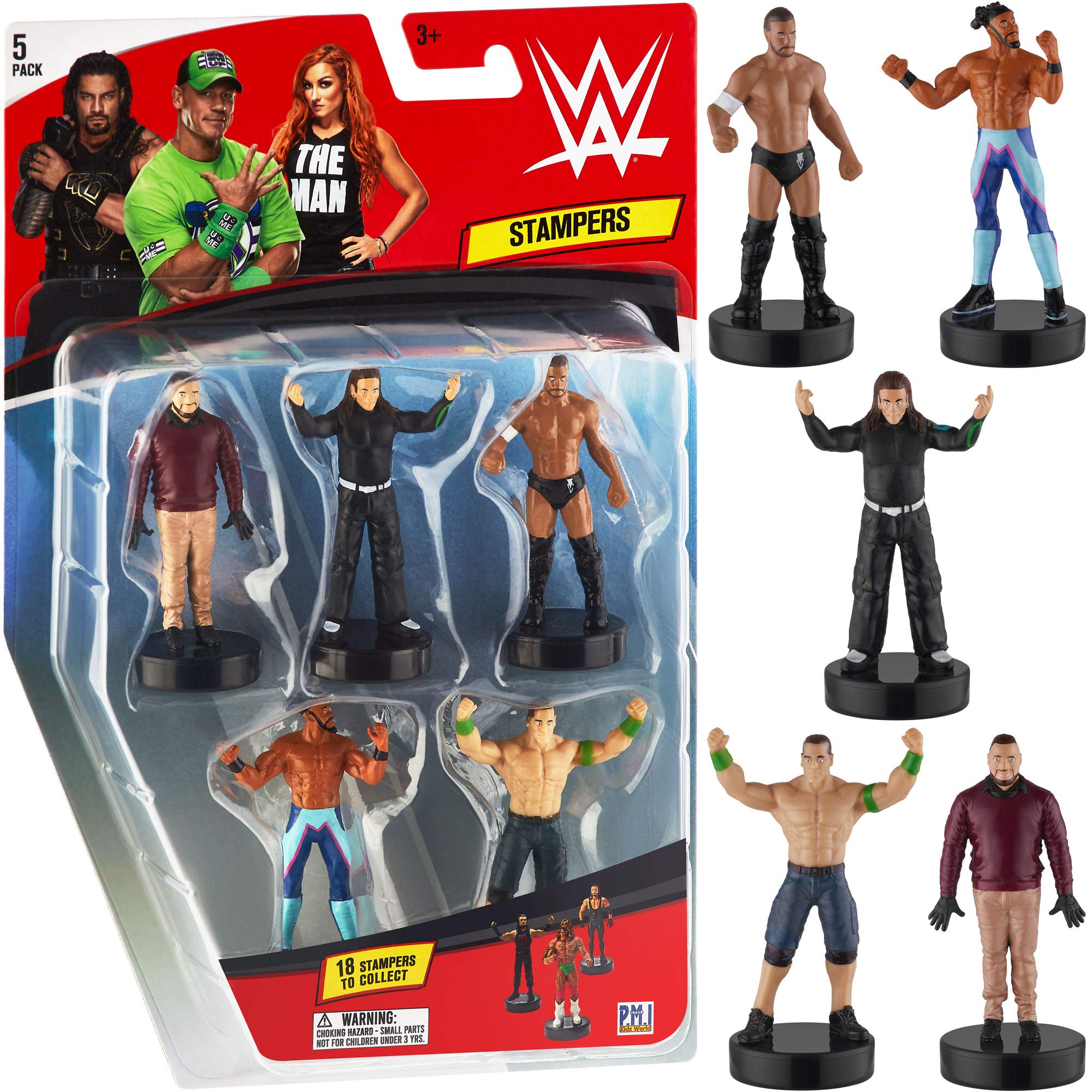 Foto 2 pulgar | Set De Sellos P.m.i. Wwe Superstar Autoentintados Para Manualidades, 5 Unidades - Venta Internacional.