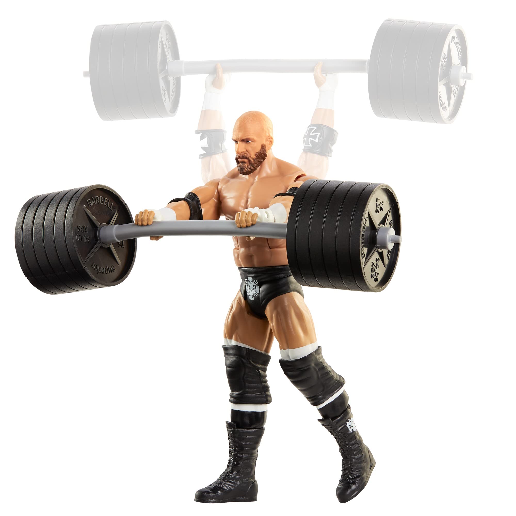 Foto 2 | Figura De Acción Wwe Wrekkin Triple H De 18 Cm Con Accesorios - Venta Internacional.