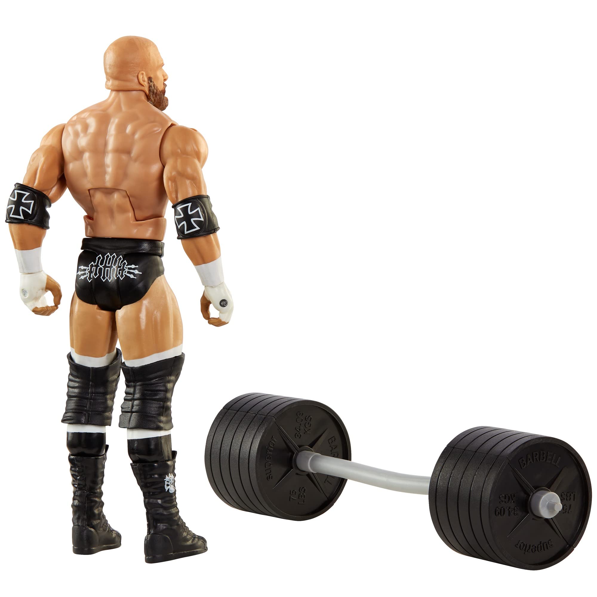 Foto 6 pulgar | Figura De Acción Wwe Wrekkin Triple H De 18 Cm Con Accesorios - Venta Internacional.