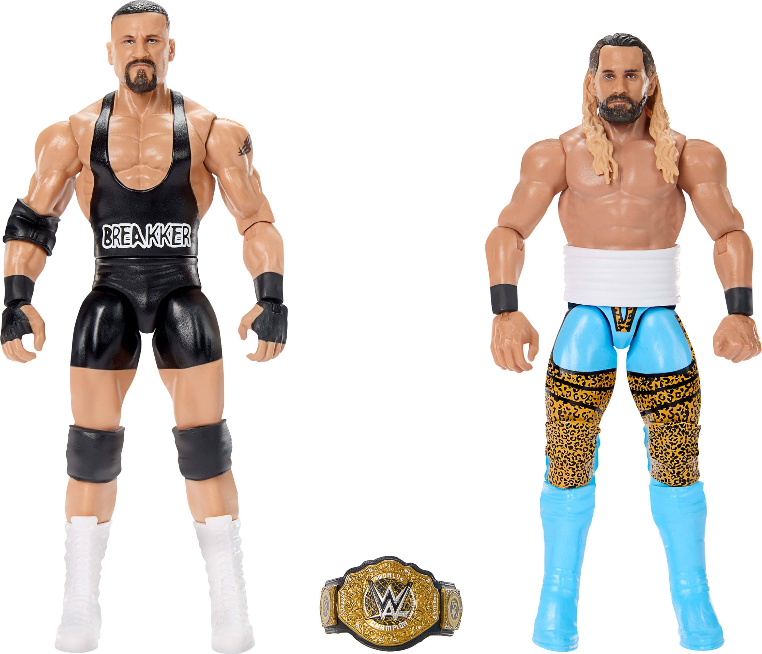 Foto 2 pulgar | Figura De Acción Mattel Wwe Main Event Showdown, Paquete De 2 Unidades - Venta Internacional.
