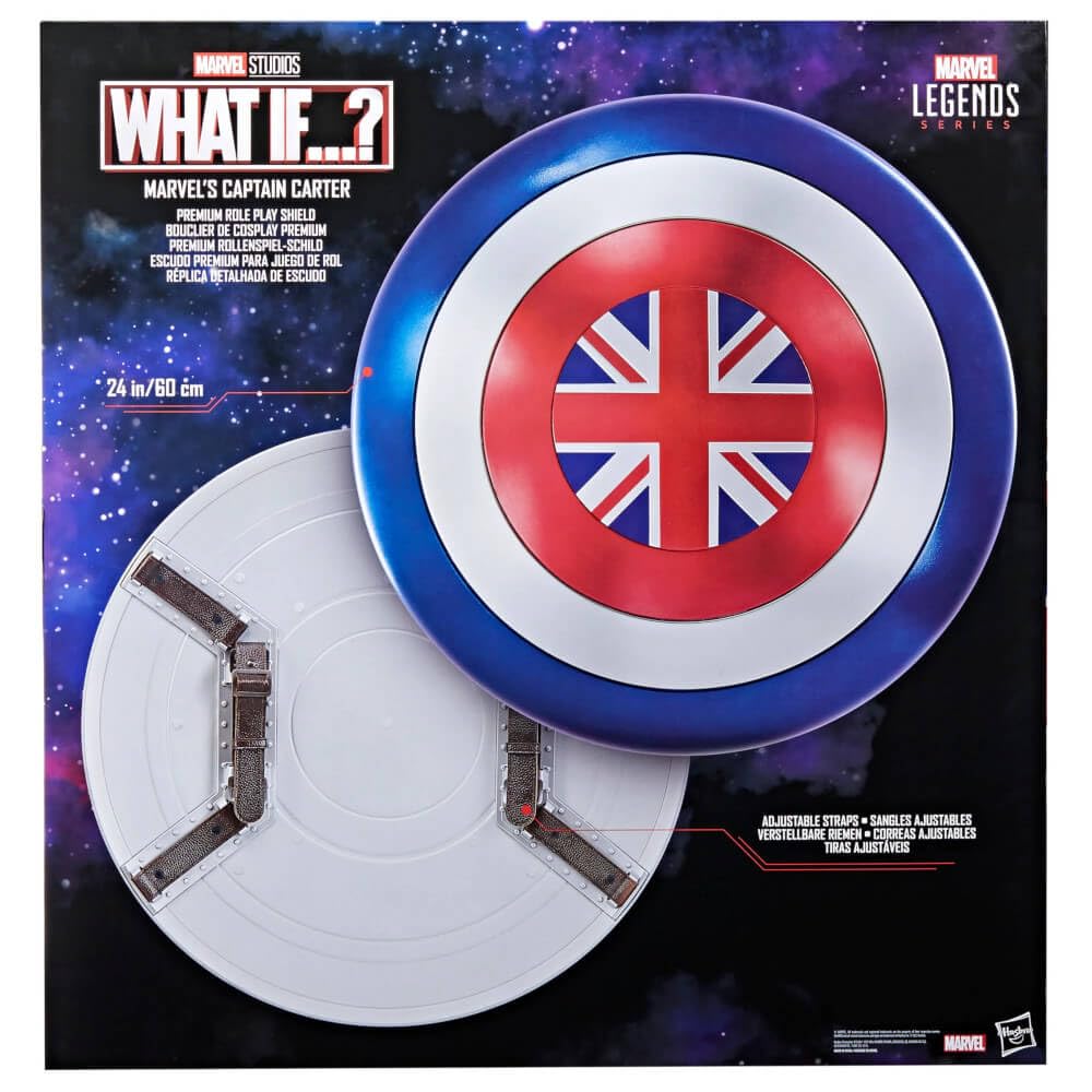 Foto 7 pulgar | Escudo De Rol Marvel Legends Capitán Carter Premium - Venta Internacional.
