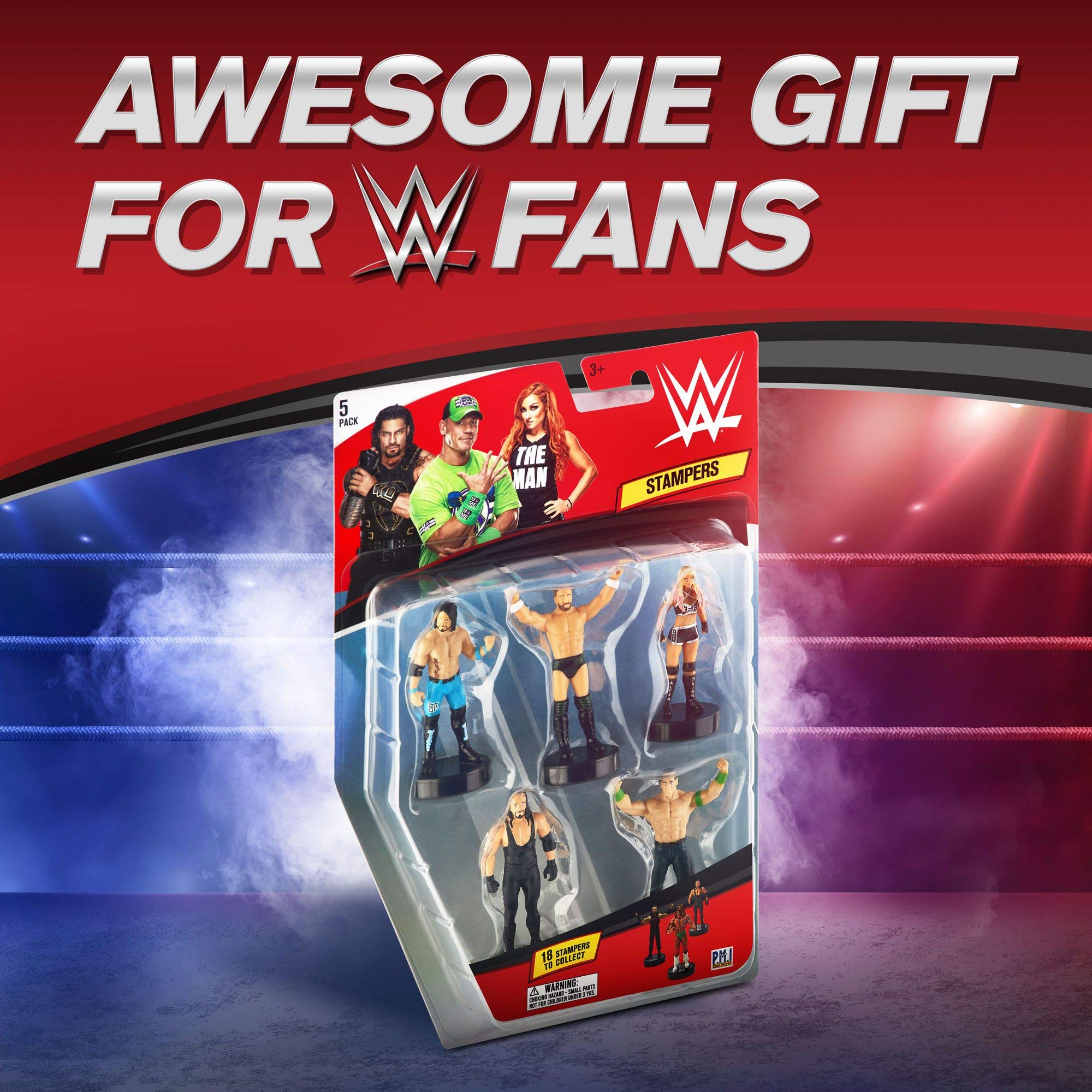 Foto 5 pulgar | Set De Sellos P.m.i. Wwe Superstar Stampers, Autoentintados, 6 Cm De Altura - Venta Internacional.