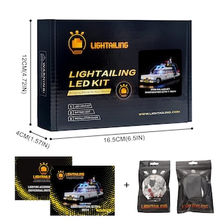 Foto 6 | Set De Luces Lightailing Para Cazafantasmas Ecto-1 Building Blo - Venta Internacional.