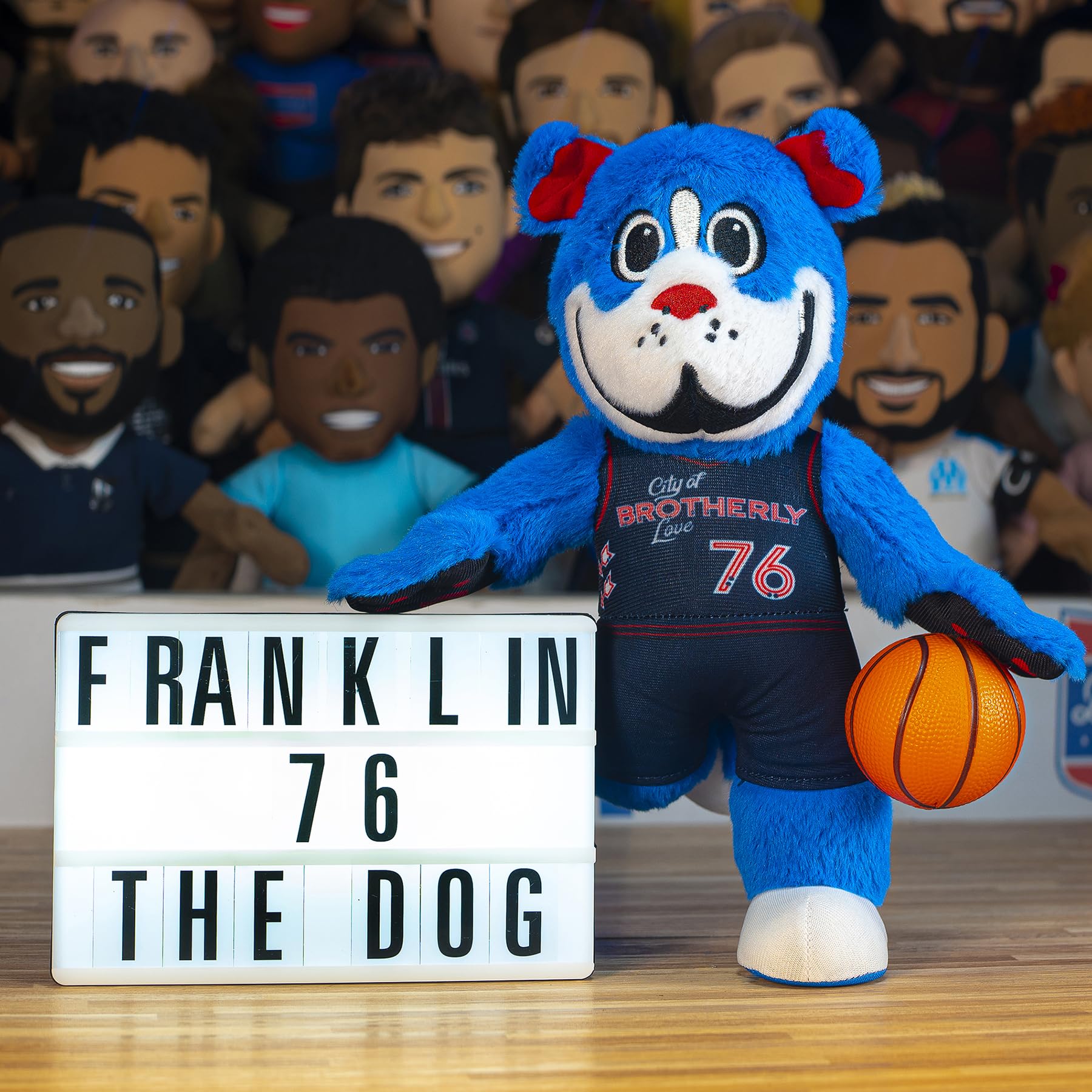 Foto 3 pulgar | Figura De Peluche Bleacher Creatures Philadelphia 76ers Franklin 10 - Venta Internacional.