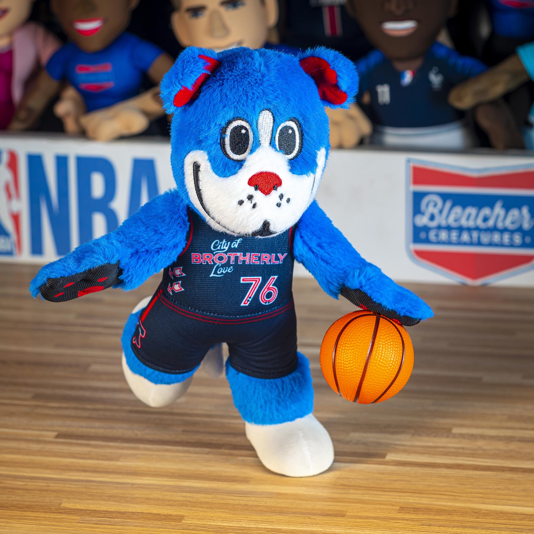 Foto 7 pulgar | Figura De Peluche Bleacher Creatures Philadelphia 76ers Franklin 10 - Venta Internacional.