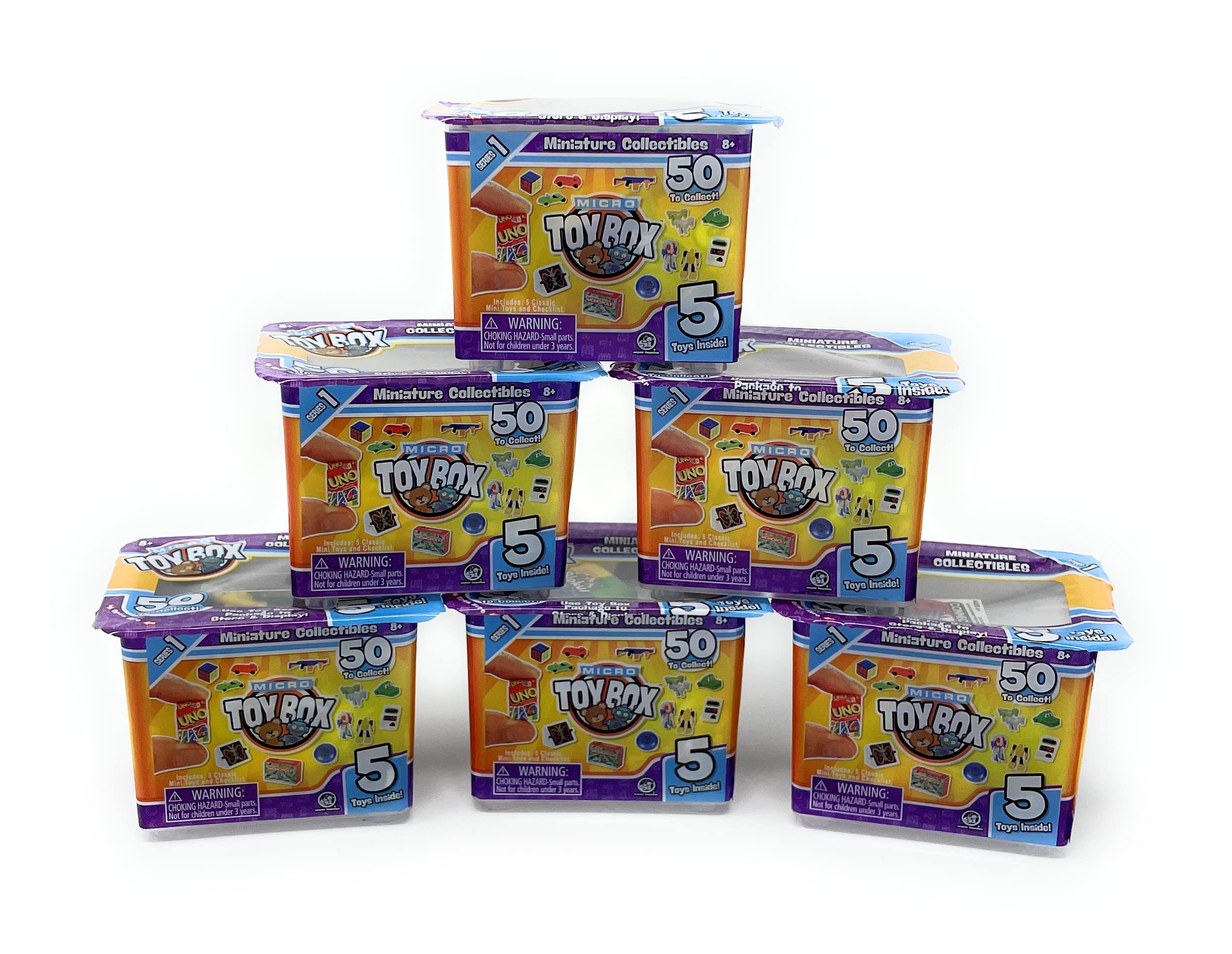 Mini Juego De 6 Tazas Micro Toy Box Worlds Smallest Series 1 - Venta Internacional.