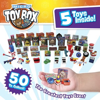 Foto 4 | Mini Juego De 6 Tazas Micro Toy Box Worlds Smallest Series 1 - Venta Internacional.