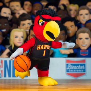 Foto 2 | Figura De Peluche Bleacher Creatures Atlanta Hawks Harry The Hawk 10 - Venta Internacional.