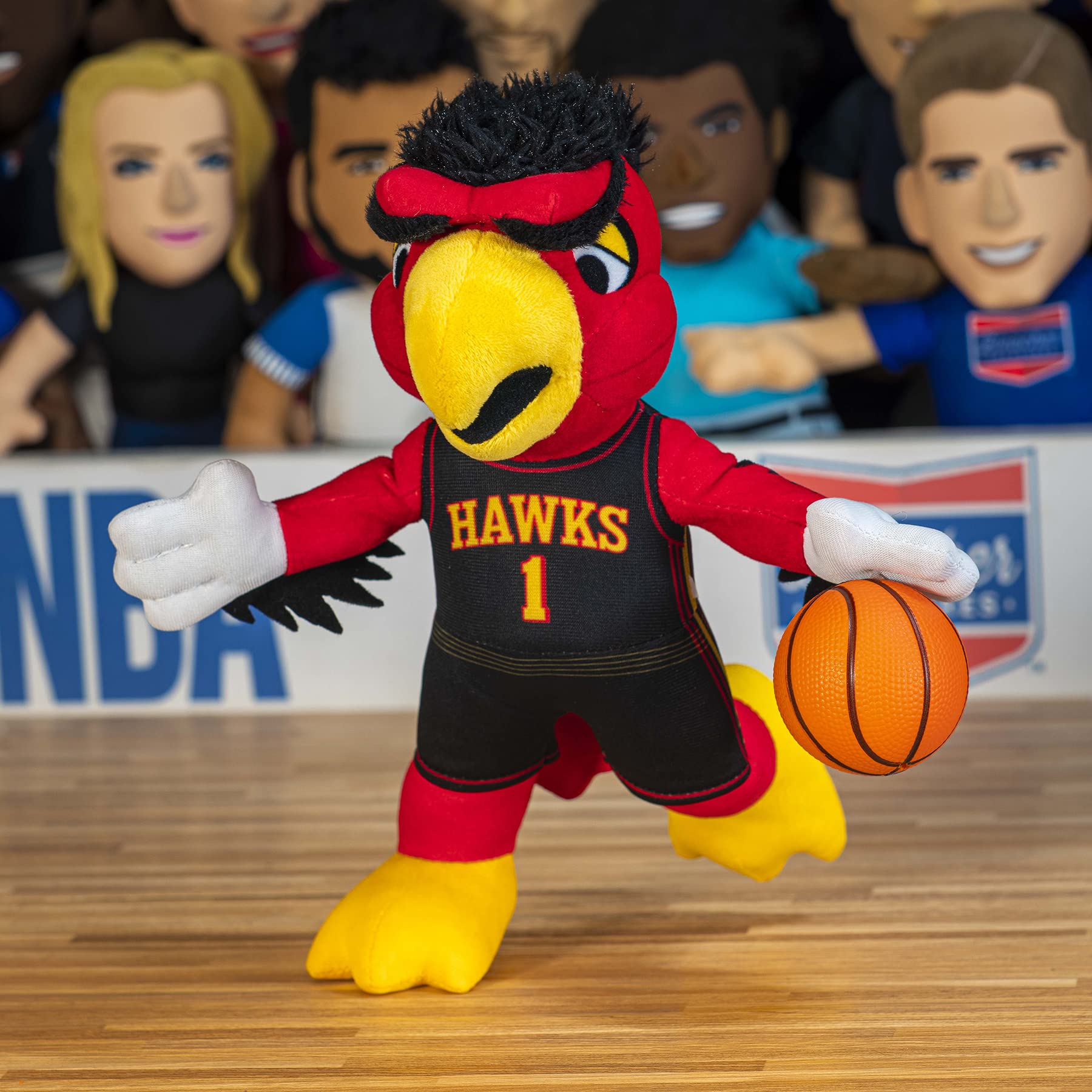 Foto 6 pulgar | Figura De Peluche Bleacher Creatures Atlanta Hawks Harry The Hawk 10 - Venta Internacional.