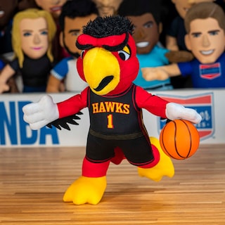 Foto 5 | Figura De Peluche Bleacher Creatures Atlanta Hawks Harry The Hawk 10 - Venta Internacional.