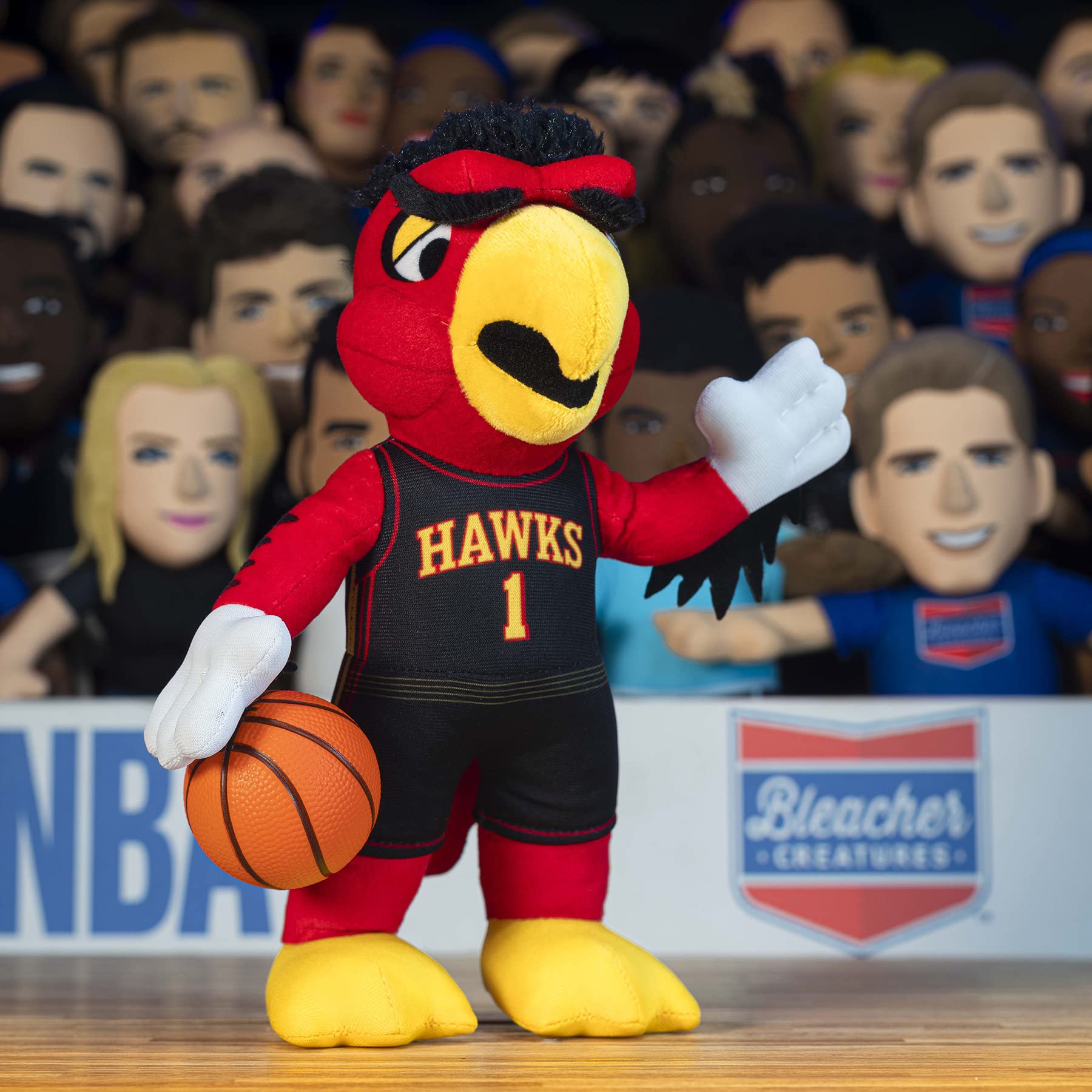 Foto 7 pulgar | Figura De Peluche Bleacher Creatures Atlanta Hawks Harry The Hawk 10 - Venta Internacional.
