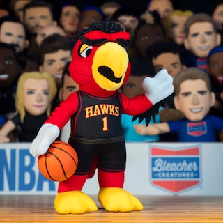 Foto 6 | Figura De Peluche Bleacher Creatures Atlanta Hawks Harry The Hawk 10 - Venta Internacional.