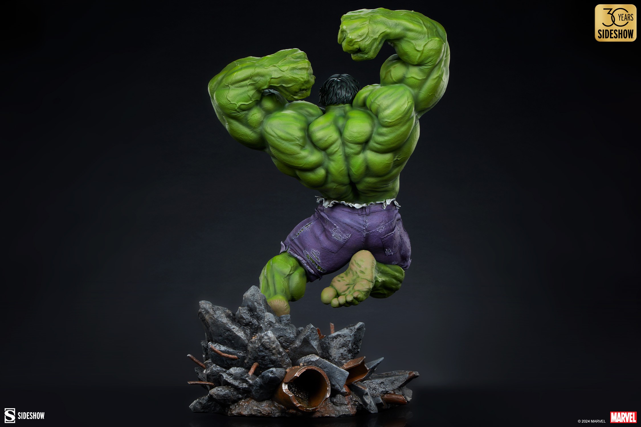 Foto 4 pulgar | Estatua Coleccionable Sideshow Premium Format Marvel The Hulk (classic)