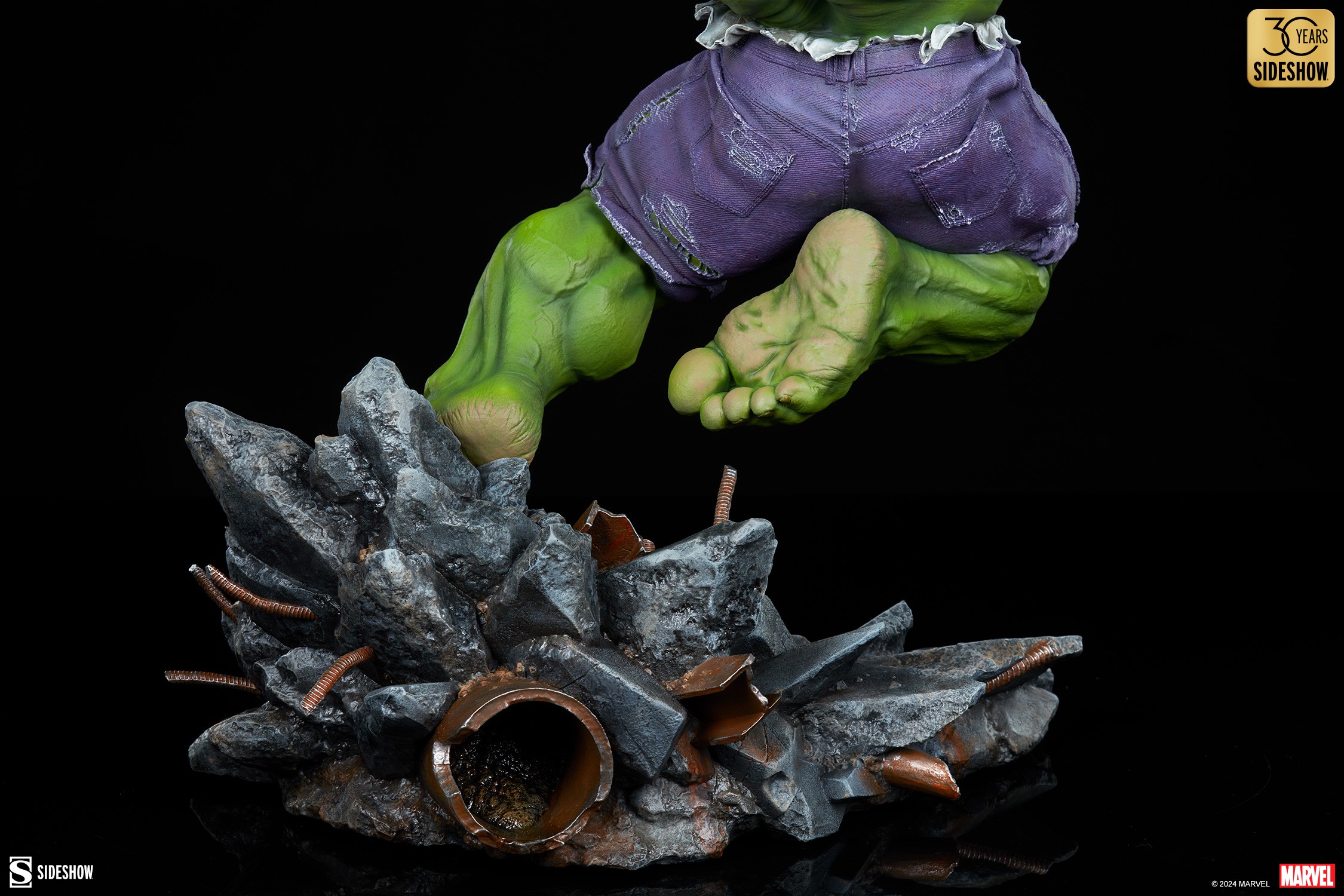 Foto 6 pulgar | Estatua Coleccionable Sideshow Premium Format Marvel The Hulk (classic)