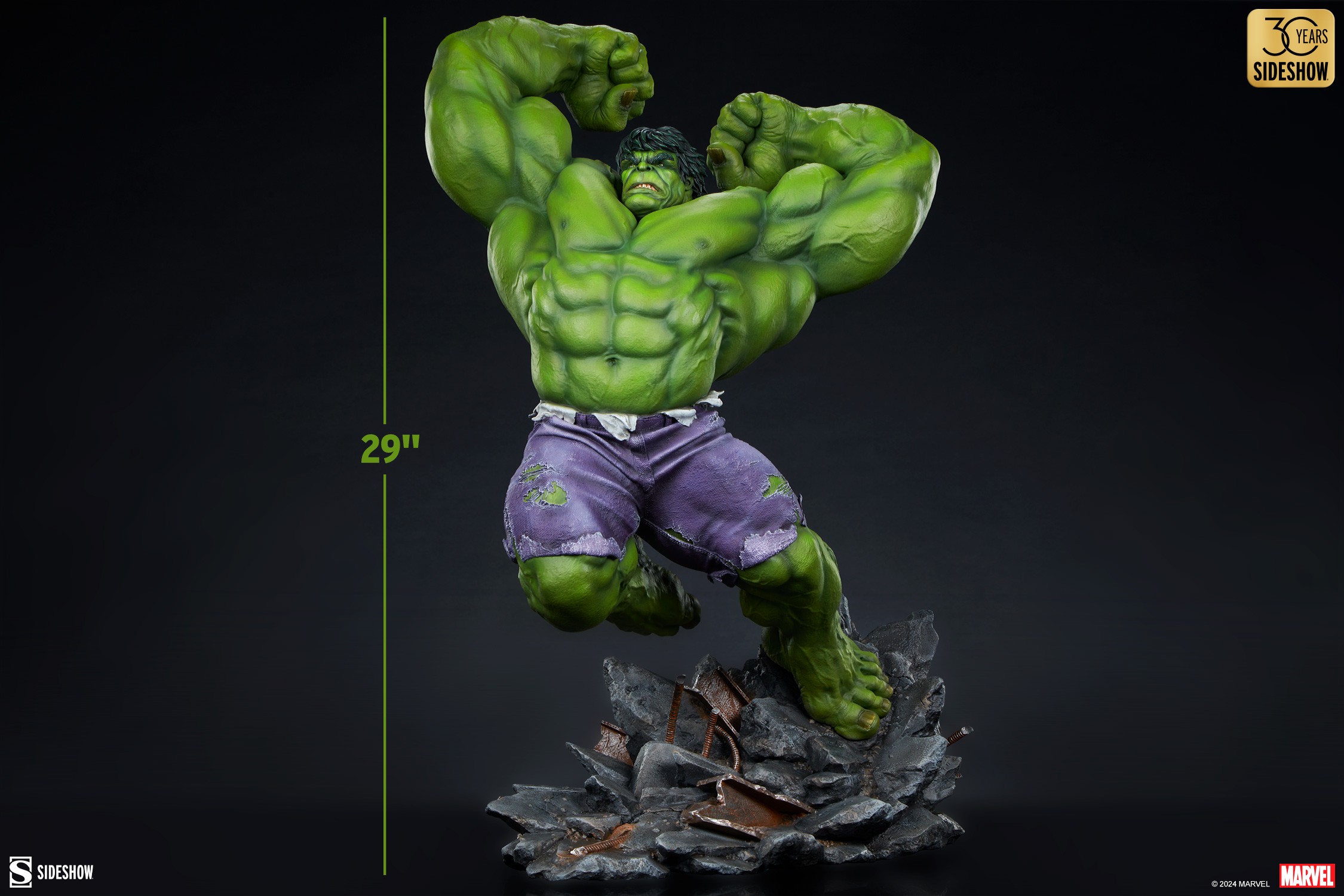 Foto 8 pulgar | Estatua Coleccionable Sideshow Premium Format Marvel The Hulk (classic)