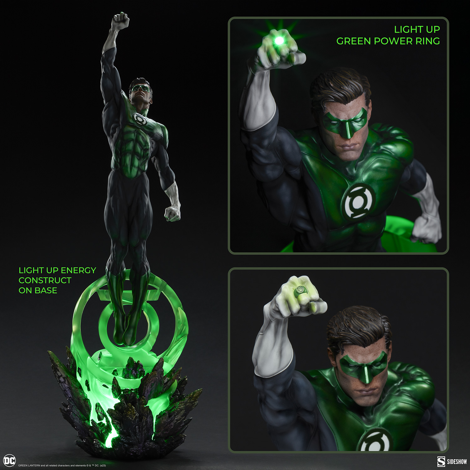 Foto 7 pulgar | Estatua Sideshow Premium Format Dc Green Lantern (hal Jordan)