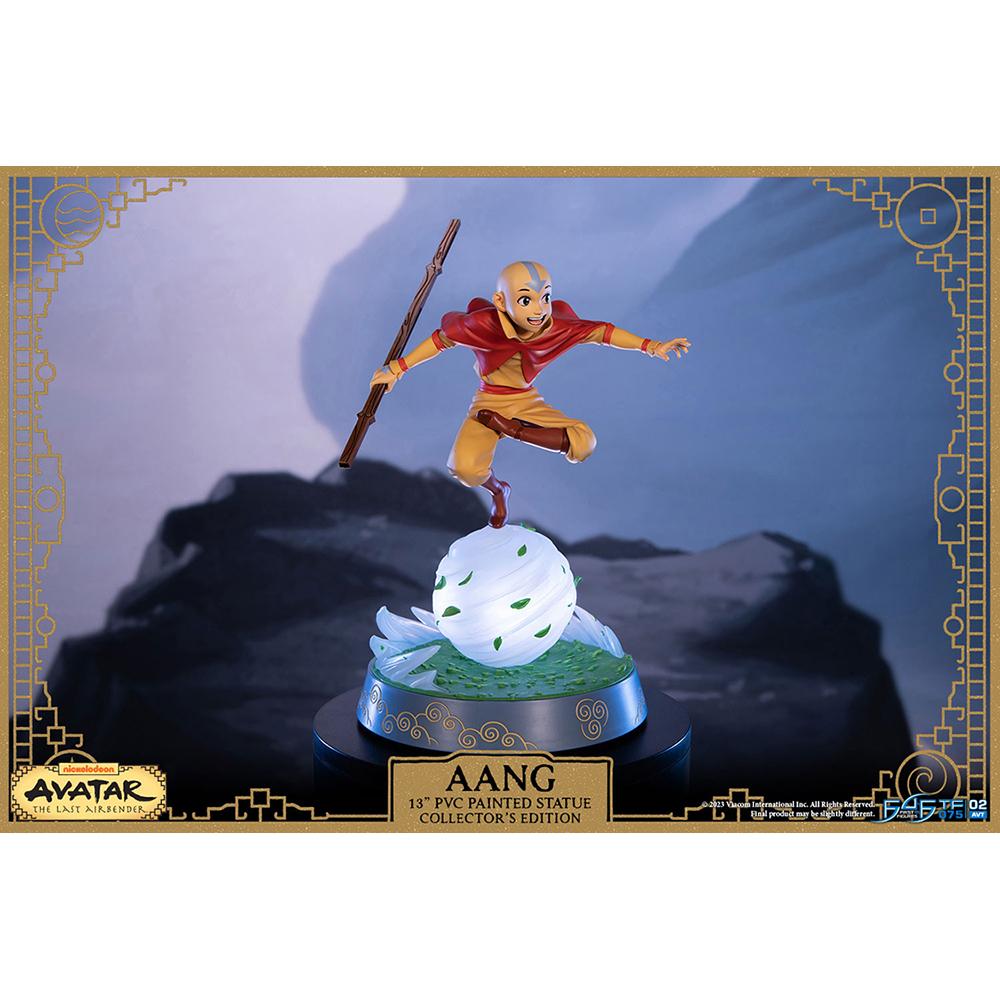 Foto 4 pulgar | First 4 Figures Estatuilla Aang Airbender Avatar: La Leyenda De Aang